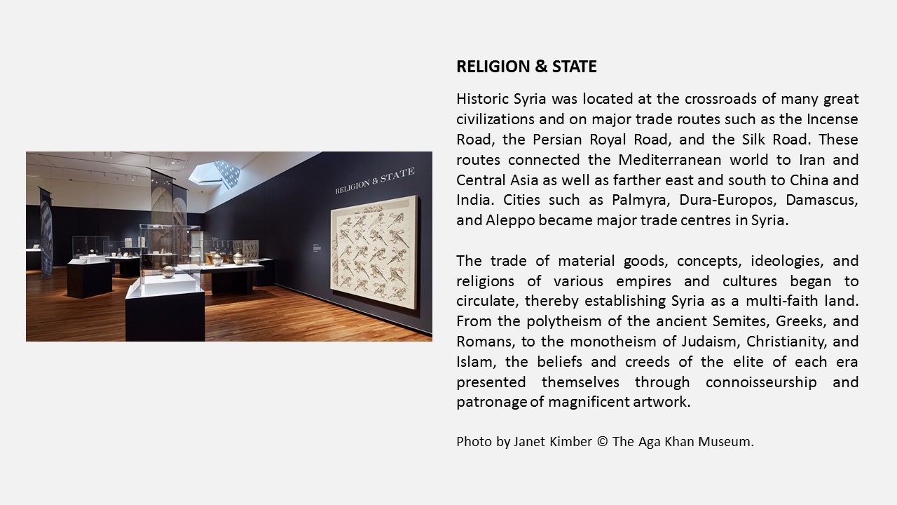 View of exhibition: "Religion & State"