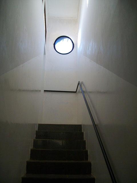 Staircase leading to the terrace