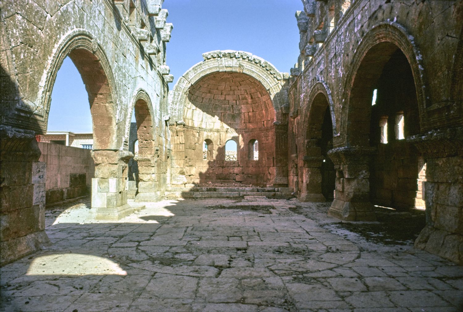 View of nave facing east toward apse.