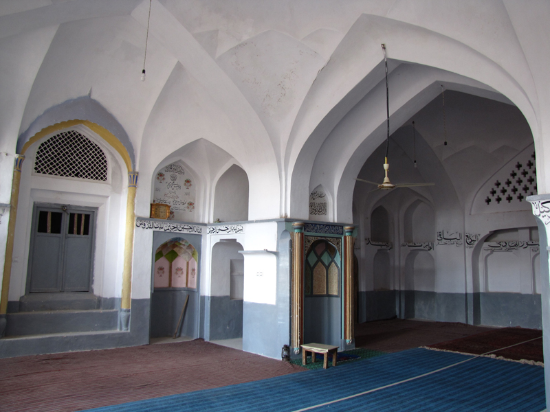 Interior, prayer hall after restoration