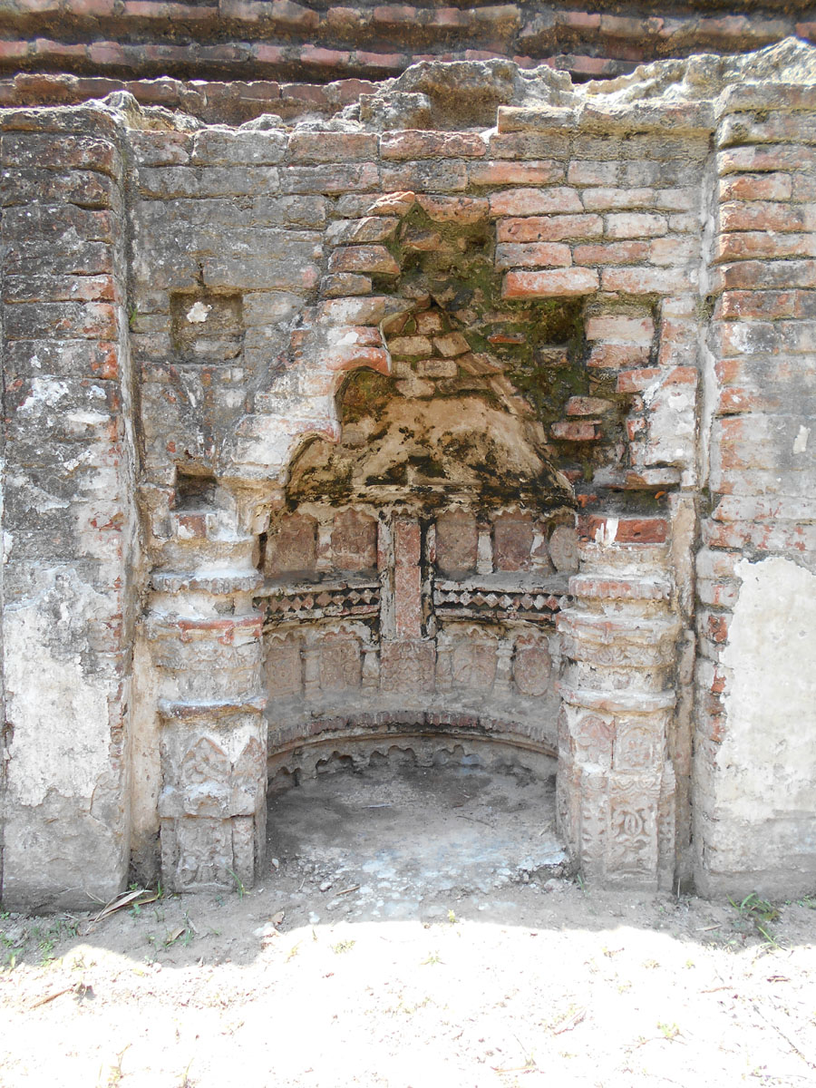 Remains of a mihrab