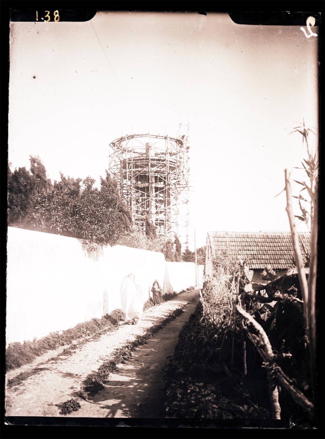 Marshan - Marshan water tower under construction
