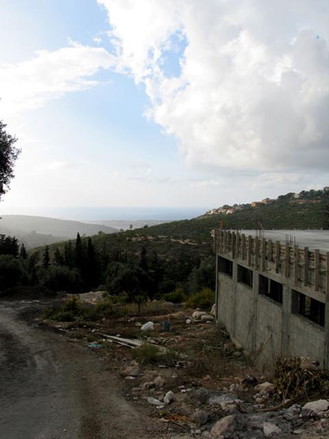 View of the restaurant site overlooking old Ein Hud