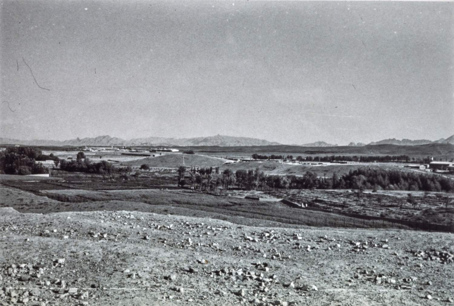 General view over surrounding landscape of Marabin (Marbin) Plain.