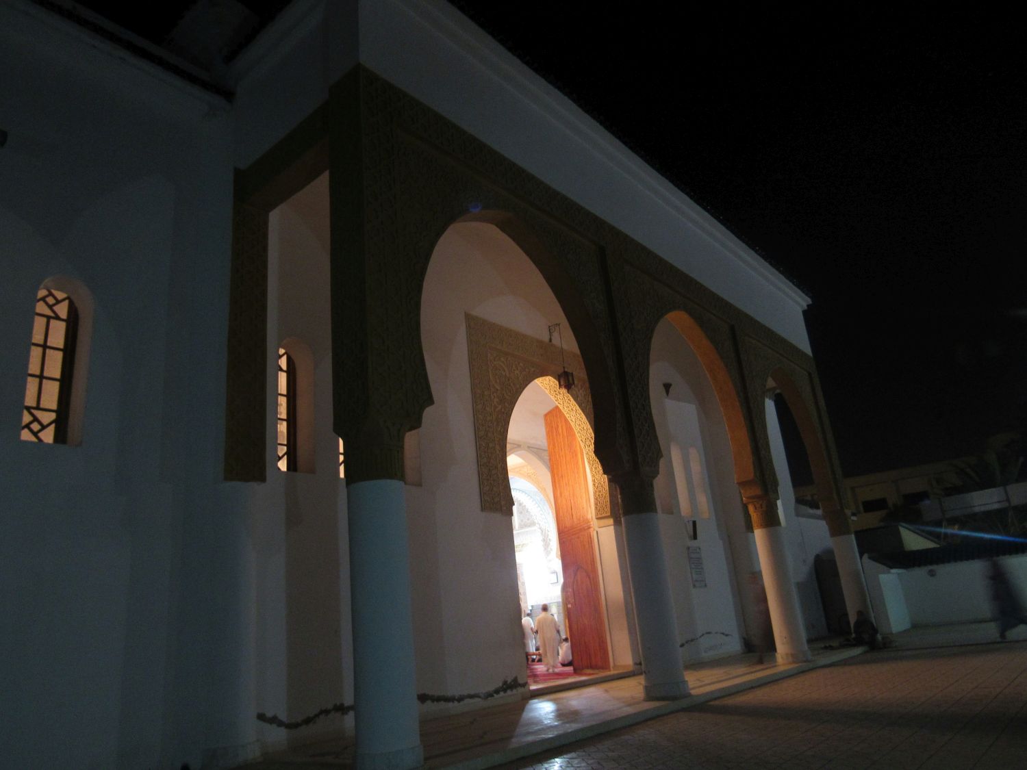 Exterior view, main entrance portico