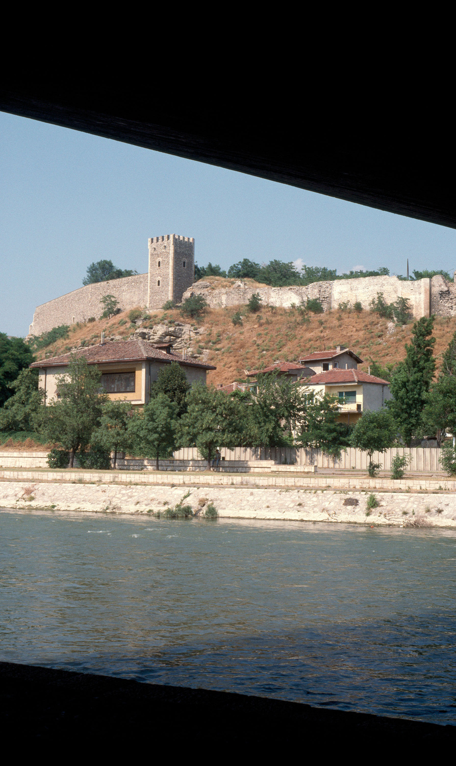 General view looking north across the Vardar river