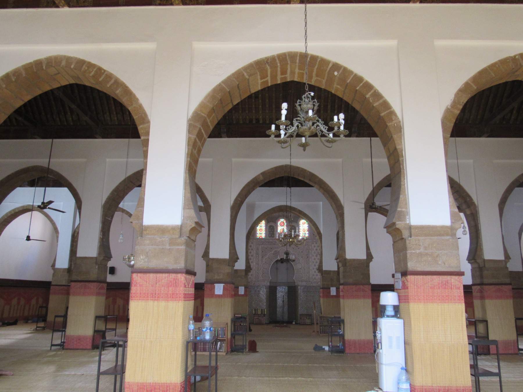 Interior view of Masjid Ben Youseff.
