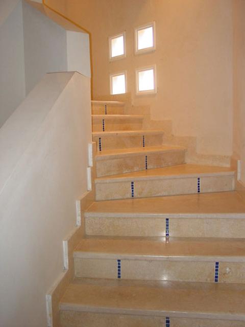 One of the building internal stair