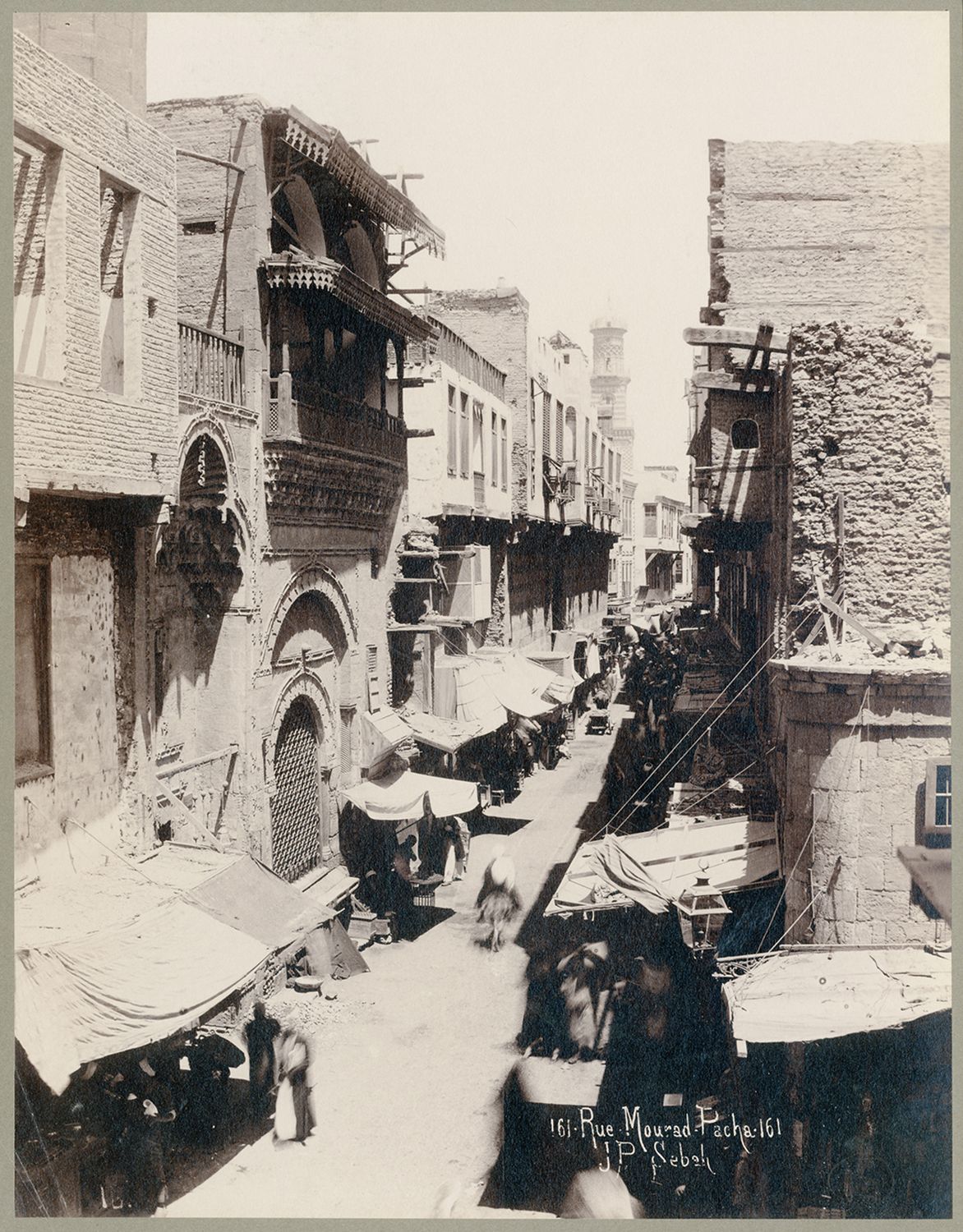View along Murad Basha Street. Sabil is visible at left.