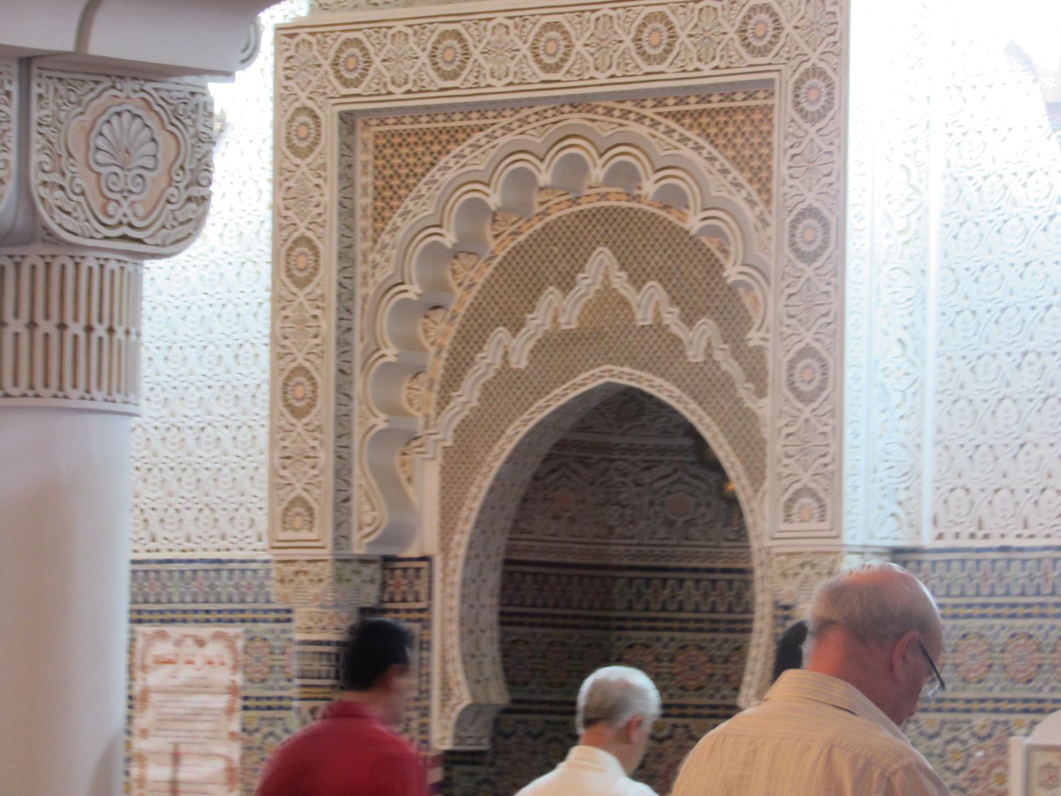 Interior view, mihrab and qibla wall.