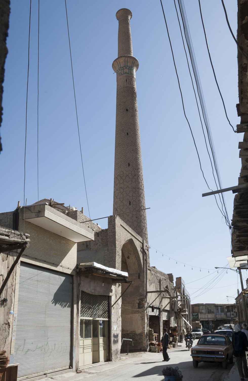 Minaret, view from street.