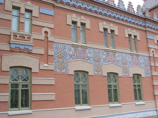 Exterior detail of the eastern elevation