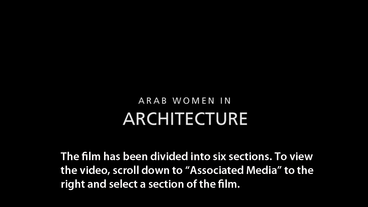 Arab Women in Architecture
