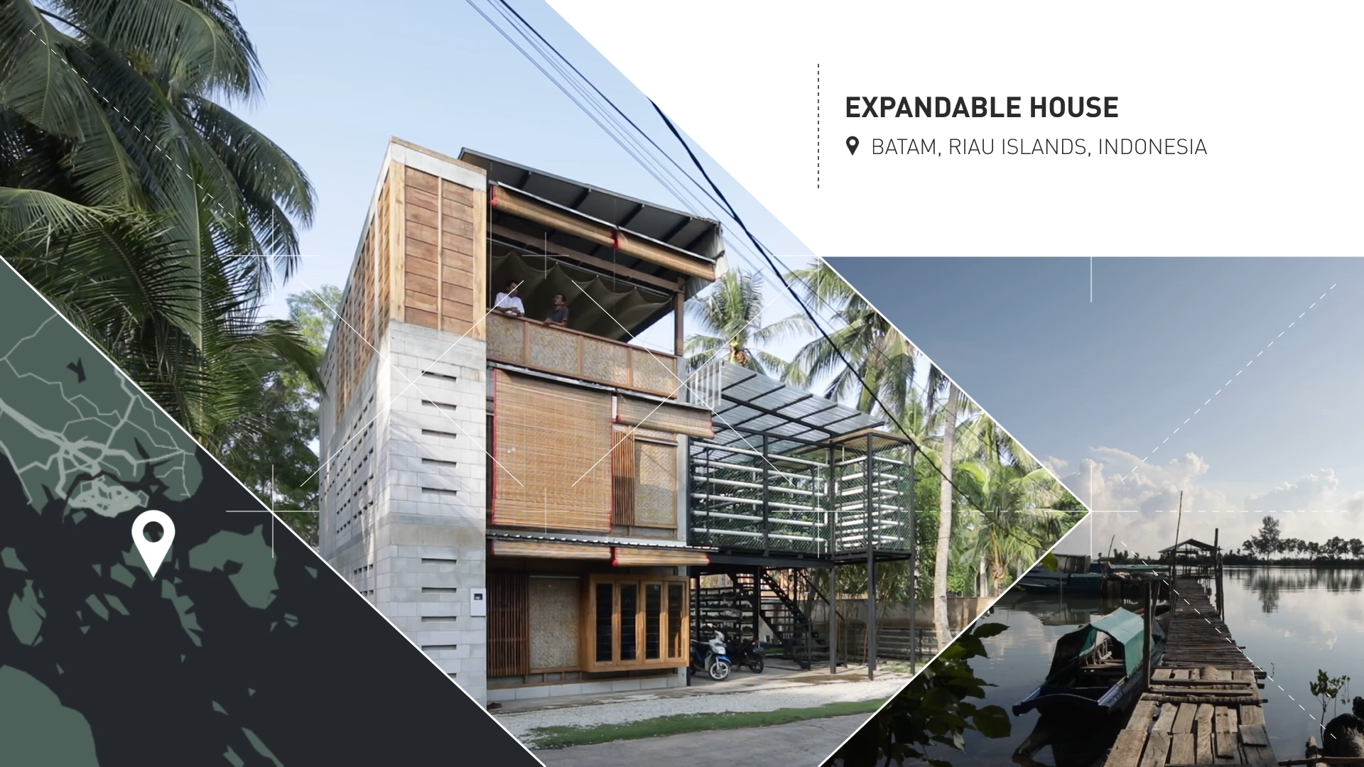 <p>Expandable House,&nbsp;Batam, Indonesia, by ETH Zurich / Stephen Cairns with Miya Irawati, Azwan Aziz, Dioguna Putra and Sumiadi Rahman: This new sustainable dwelling prototype is designed to be flexibly configured around its residents’ (often) precarious resources over time.</p>