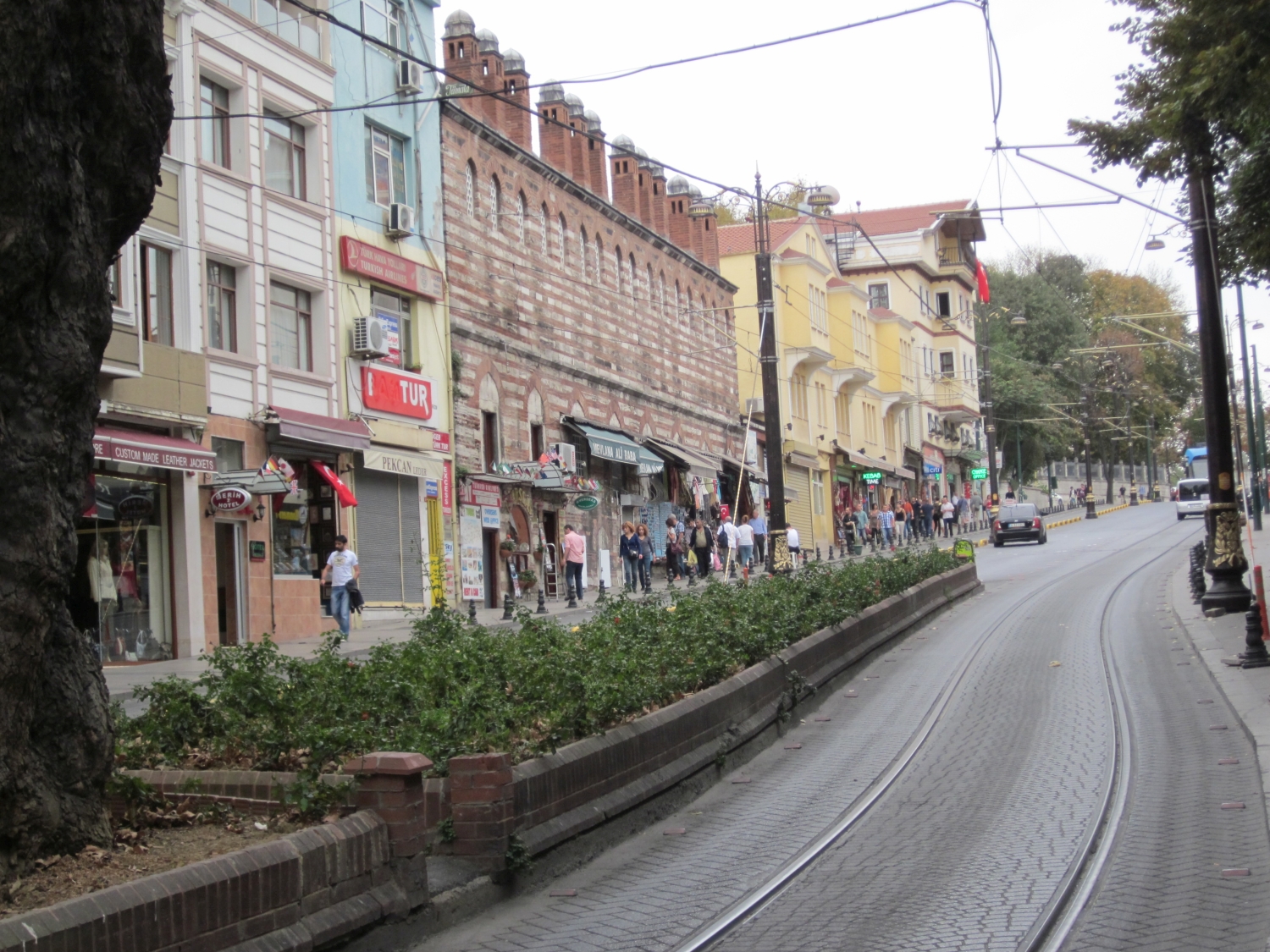 Istanbul - Alemdar Cd, street lined with Ottoman buildings