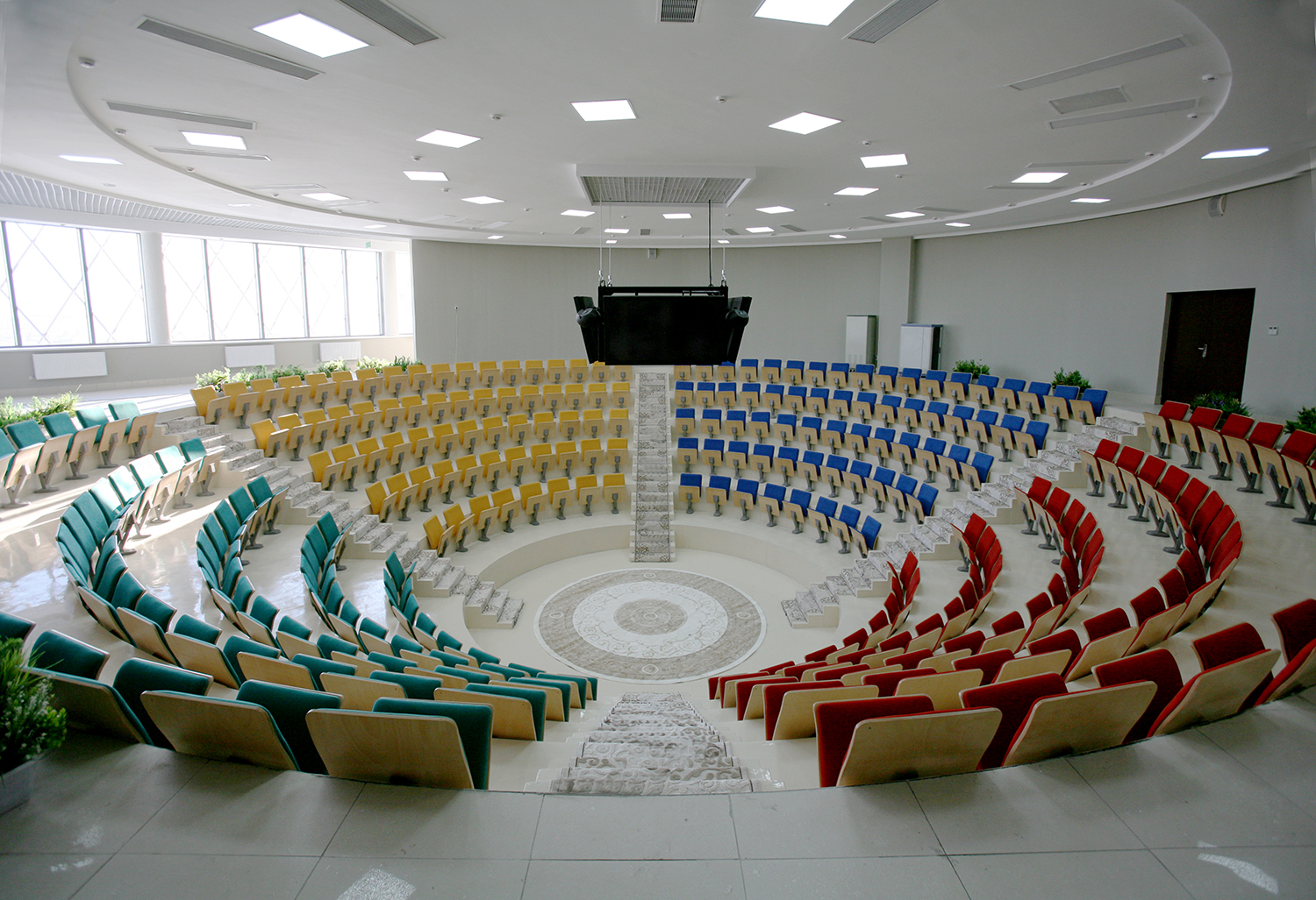 Conference hall interior