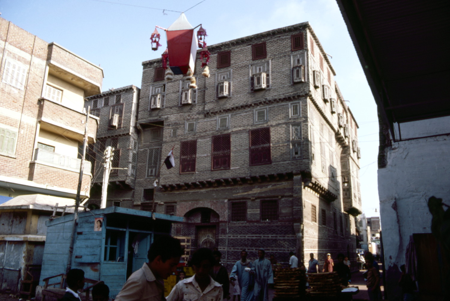 Amasyali House (1808/1223 AH), northwest corner, showing house's situation in streetscape