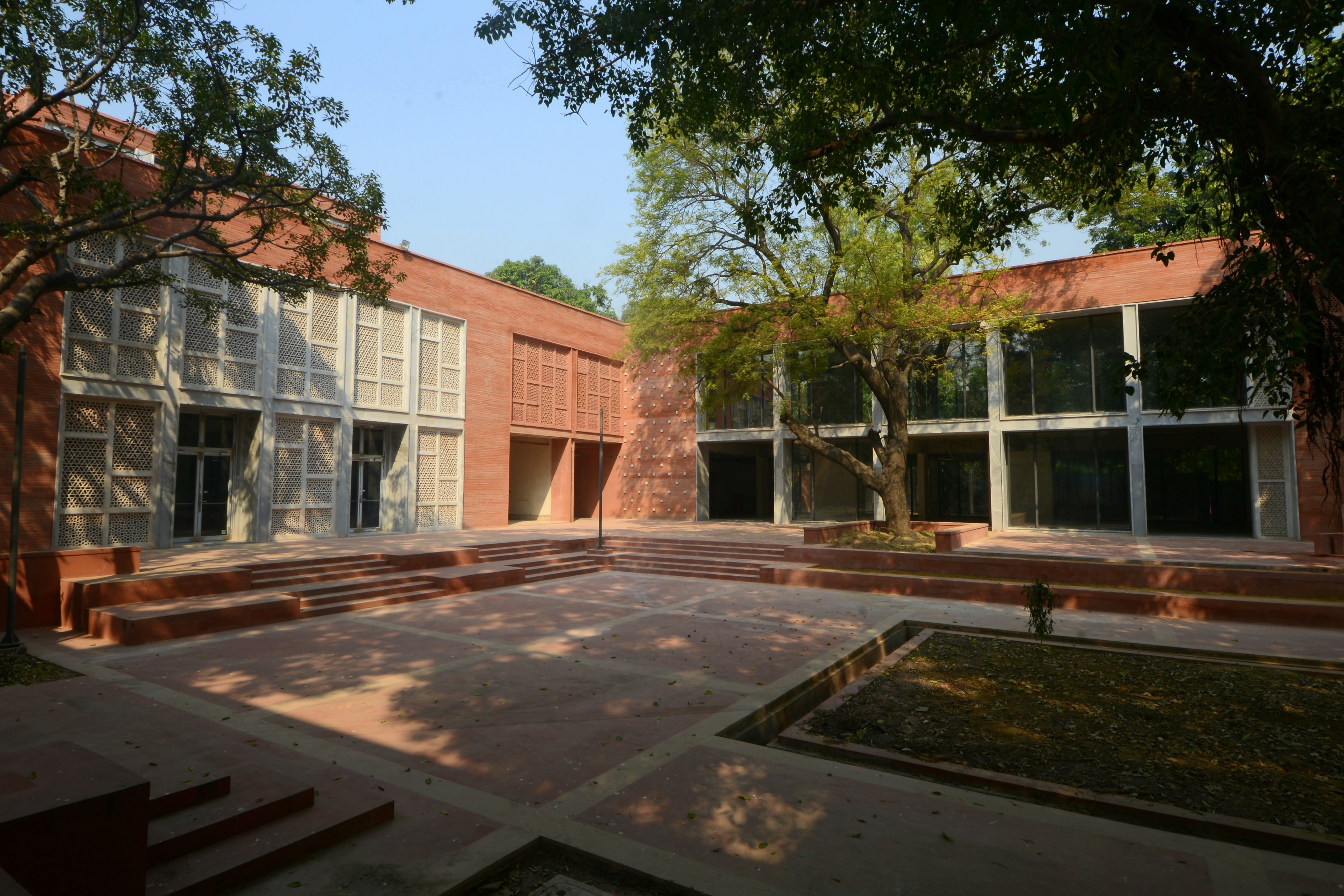 <p>Facilities block courtyard</p>