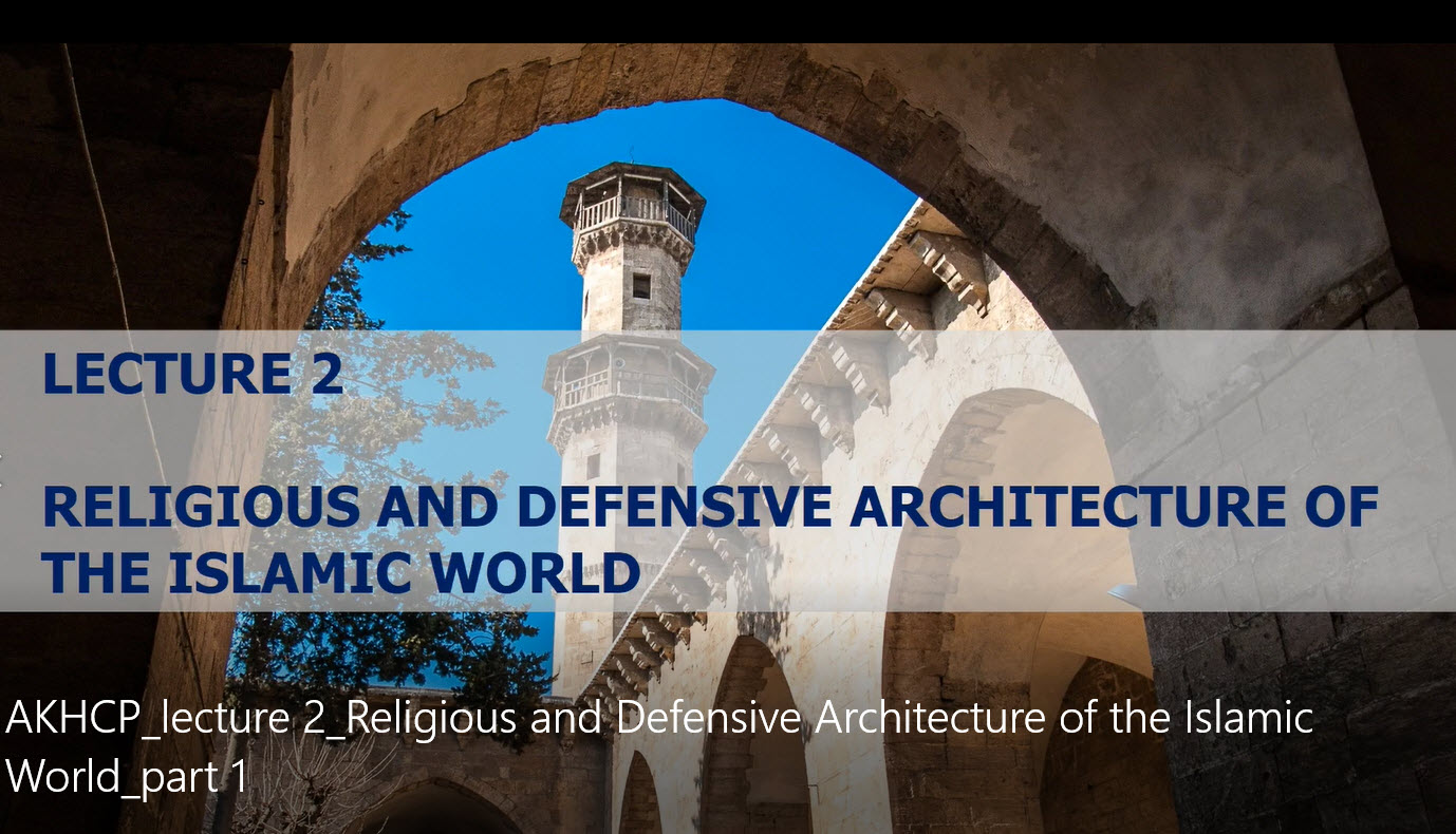  Centre for the Study of Architecture and Cultural Heritage of India, Arabia and the Maghreb - <p>The presentation focuses on cases studies to showcase examples of religious and defensive architecture.</p><p><br></p><p>Religious and defensive architecture in the Islamic world plays a significant role in defining the identity of traditional settlements. Expanding on the diversity of such structures in different parts of the Islamic world, their importance has been demonstrated both in relation to the past, e.g. as a protection against possible attacks, and to the present, e.g. as manifestations of universal value.</p><p><br></p><p>By virtue of their economic, socio-cultural, historical, and touristic value, these structures continue to play an important role in the development of surrounding settlements.</p>