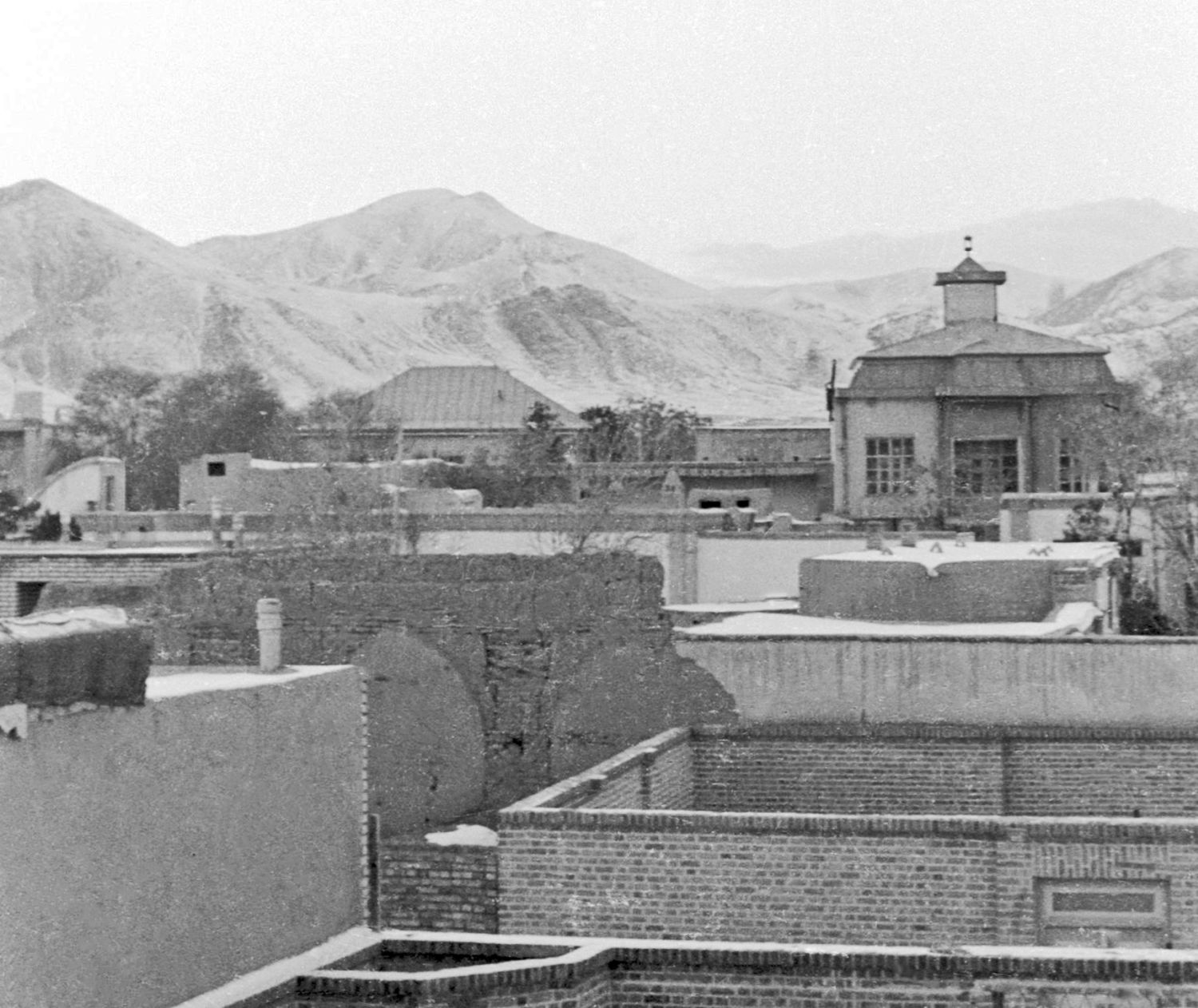View over rooftops in Arak, Iran.