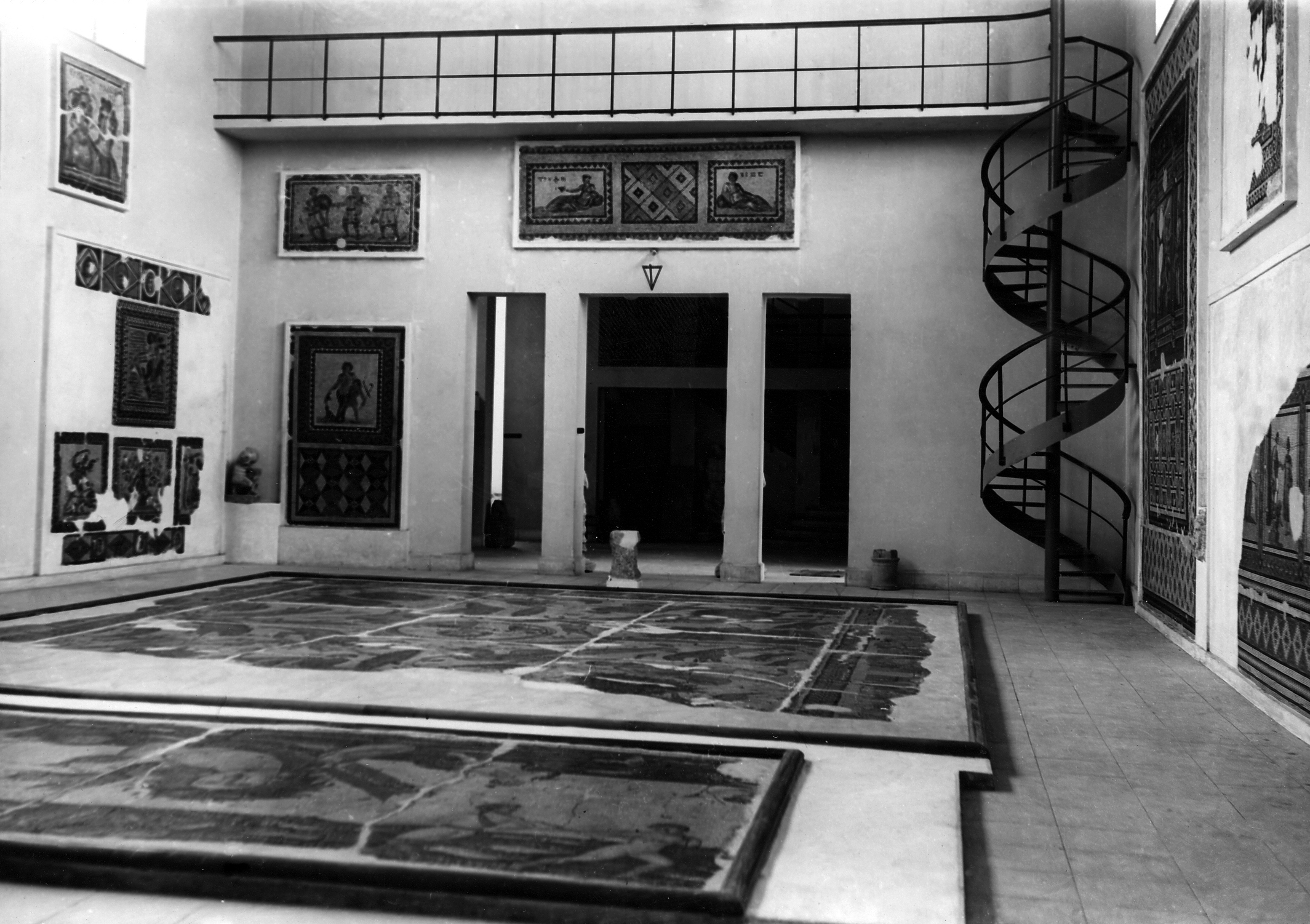 Antioch Museum, interior view, Exhibition Hall on the ground floor