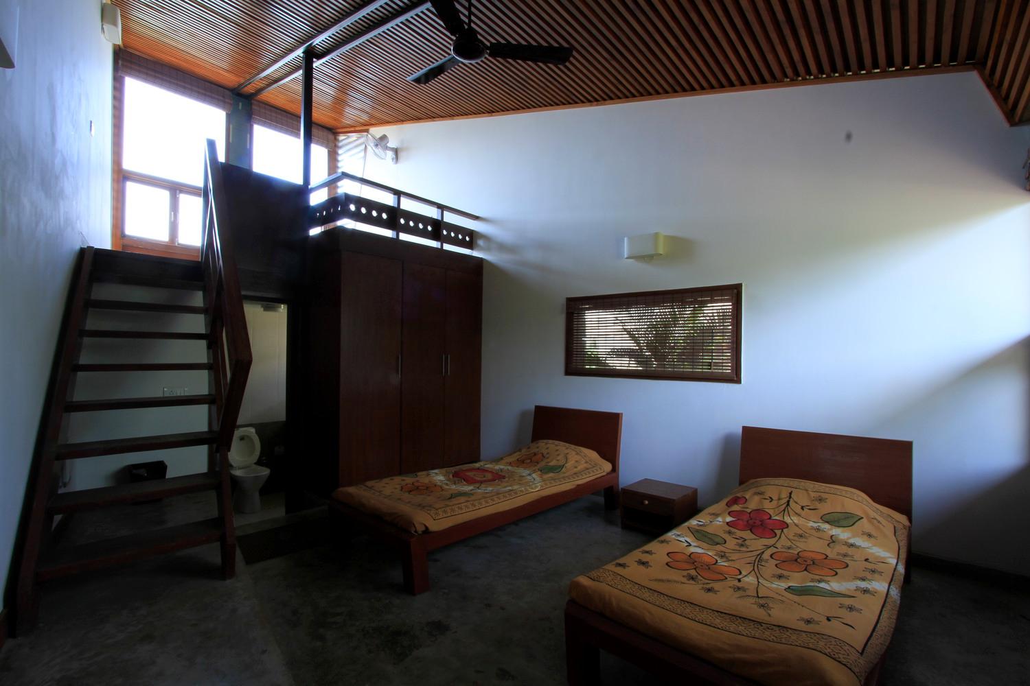 Cottage interior - split in 2 levels