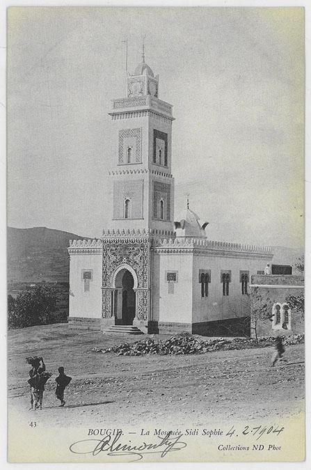 Bougie (Bejaia), Sidi Sophie Mosque, general view. "Bougie. - La Mosquée Sidi Sophie"