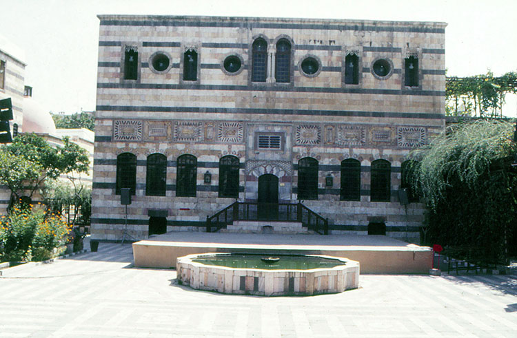 View from courtyard of Azem Palace