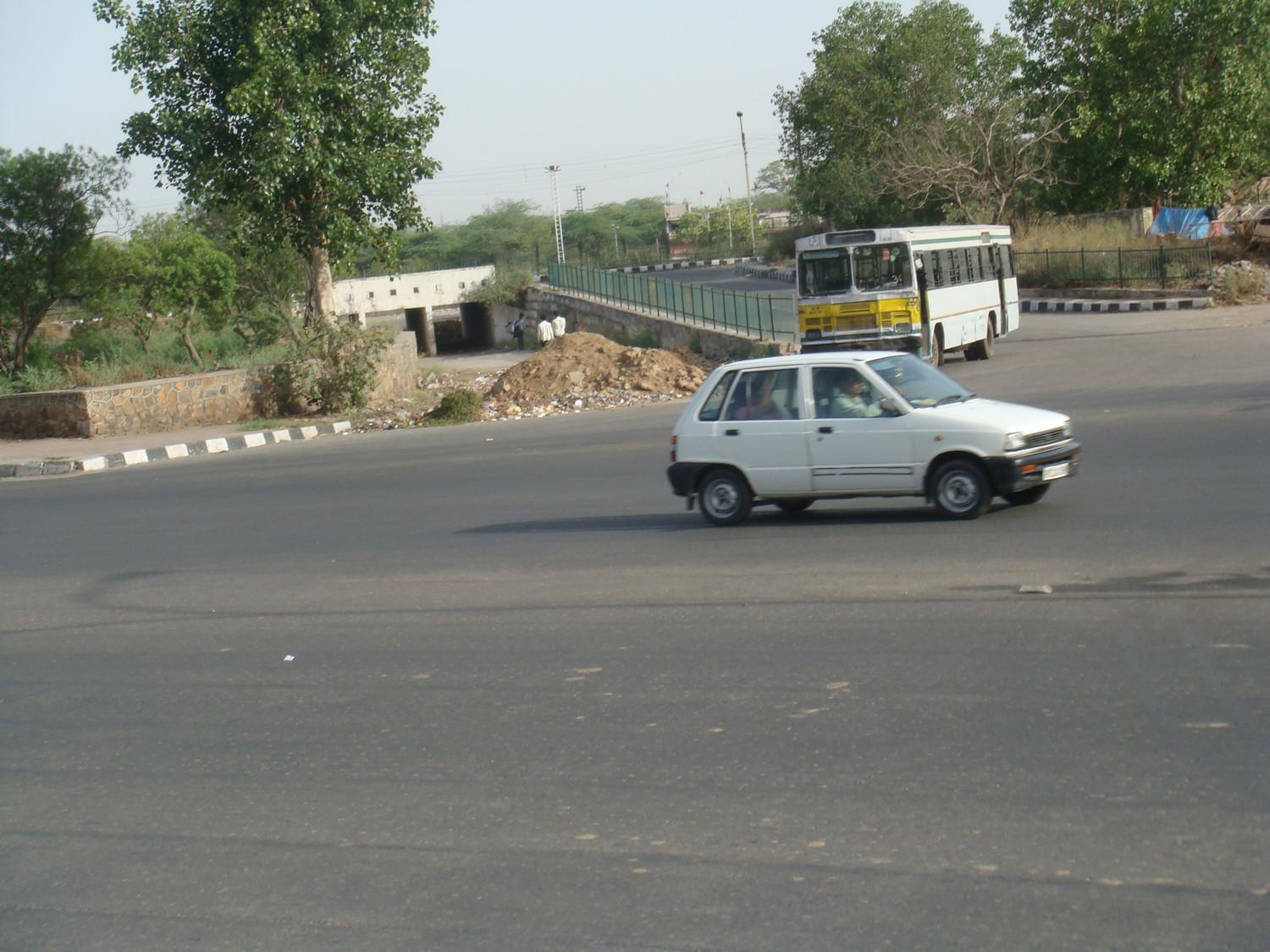Before- Area in front of the vehicular underpass