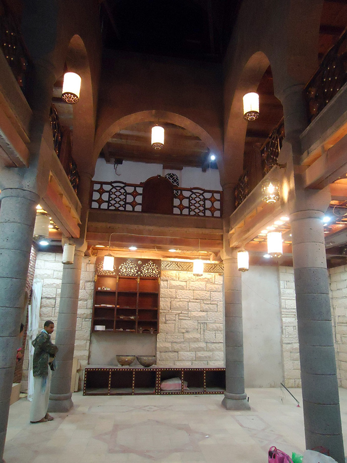 Interior view of The Caravansary (Samsarah) 