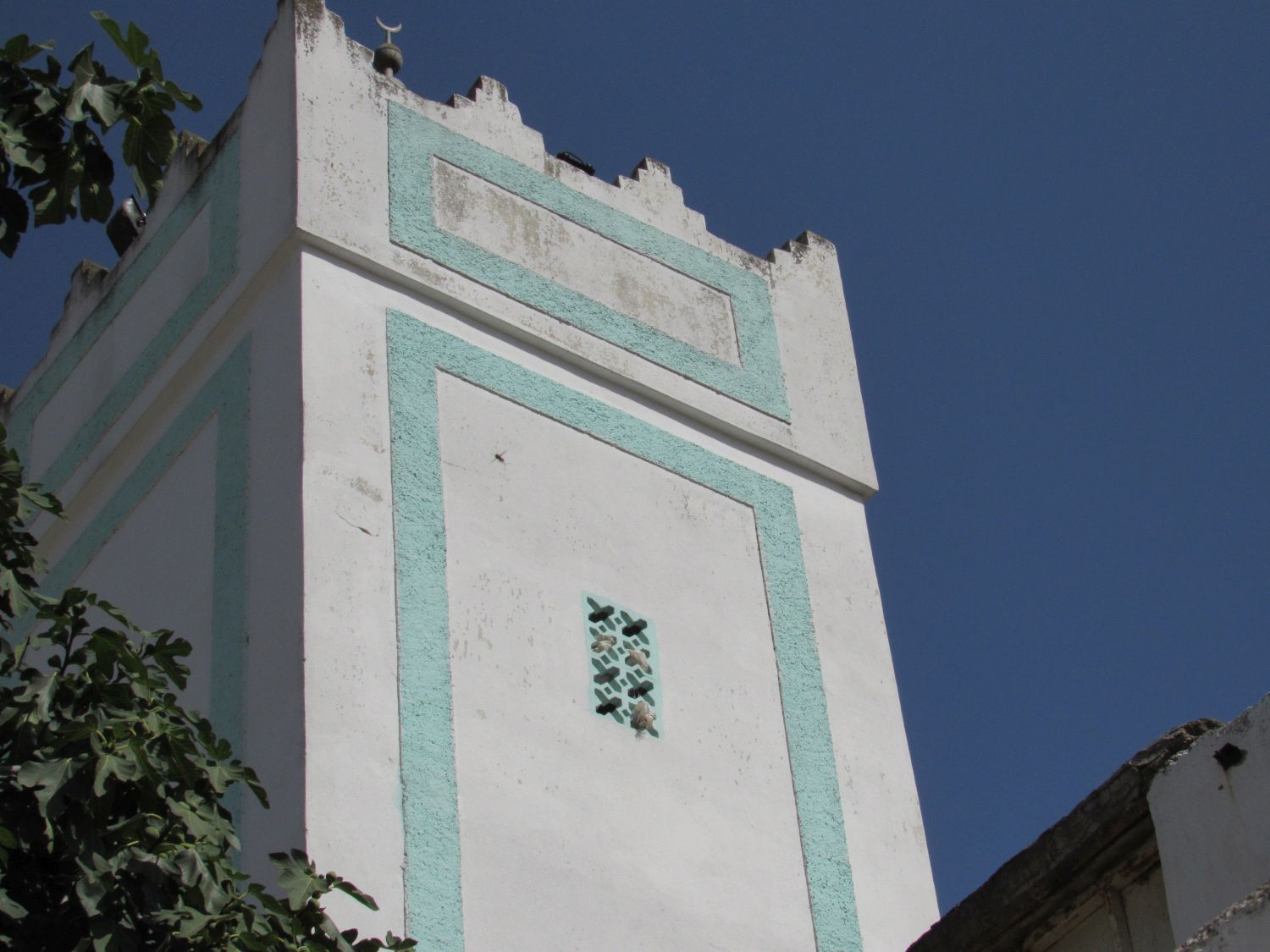 Exterior view, minaret.