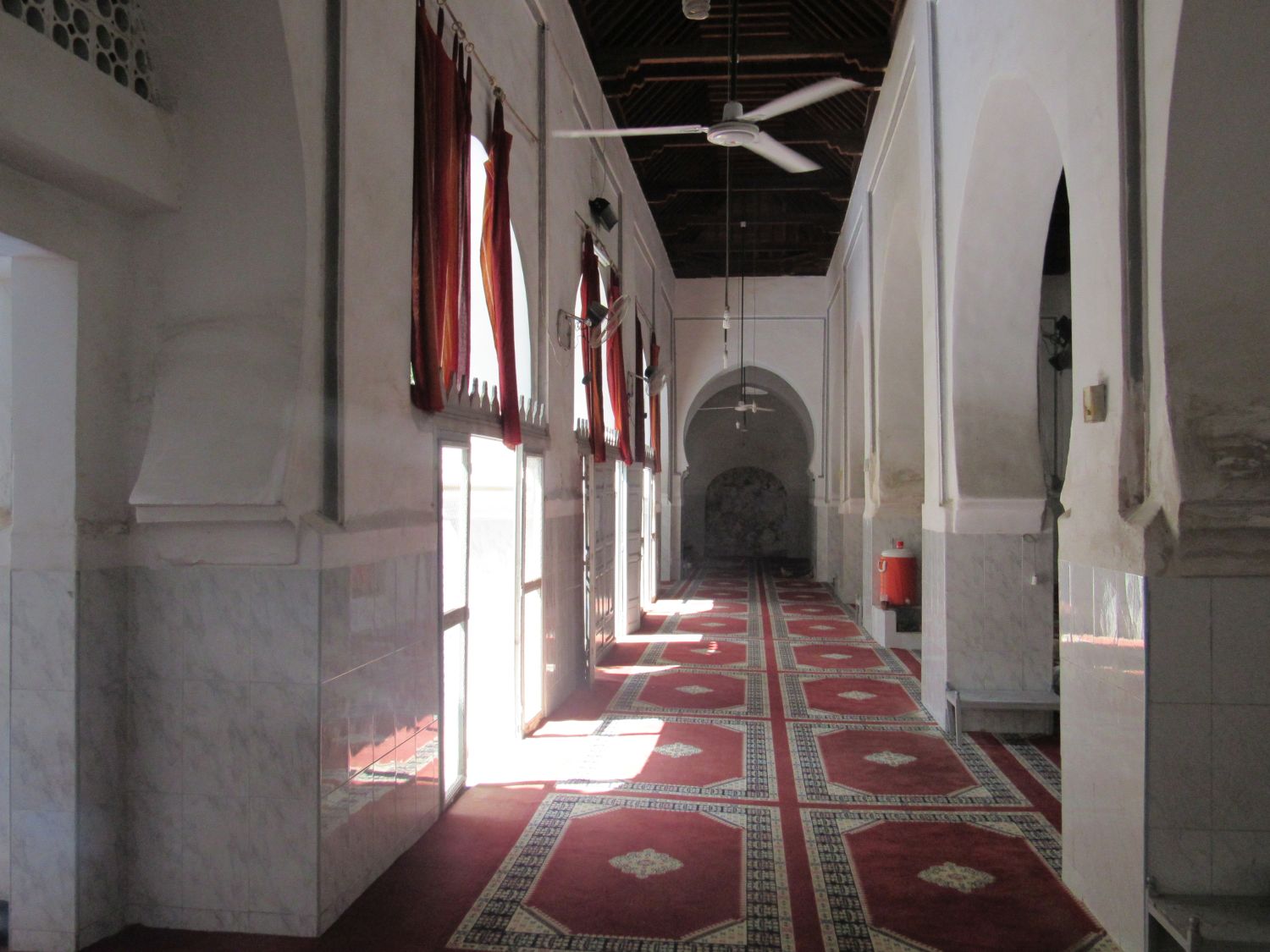 Interior view, prayer hall