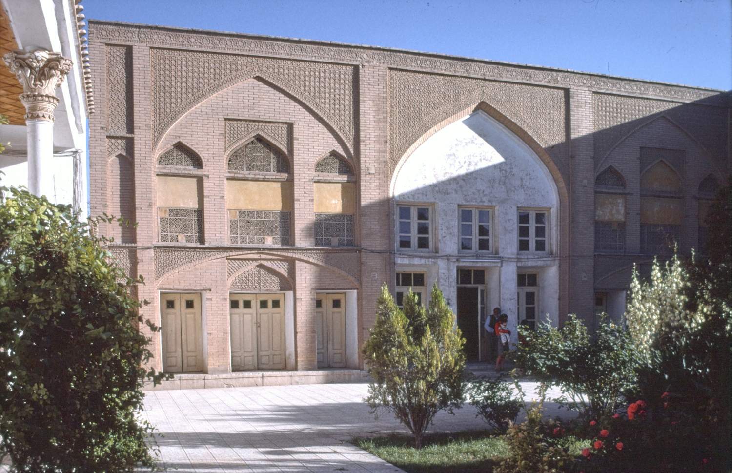 Private house in Julfa neighborhood of Isfahan, general view of facade