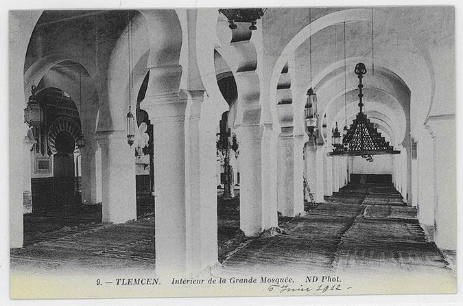 Tlemcen, Great Mosque, interior view.