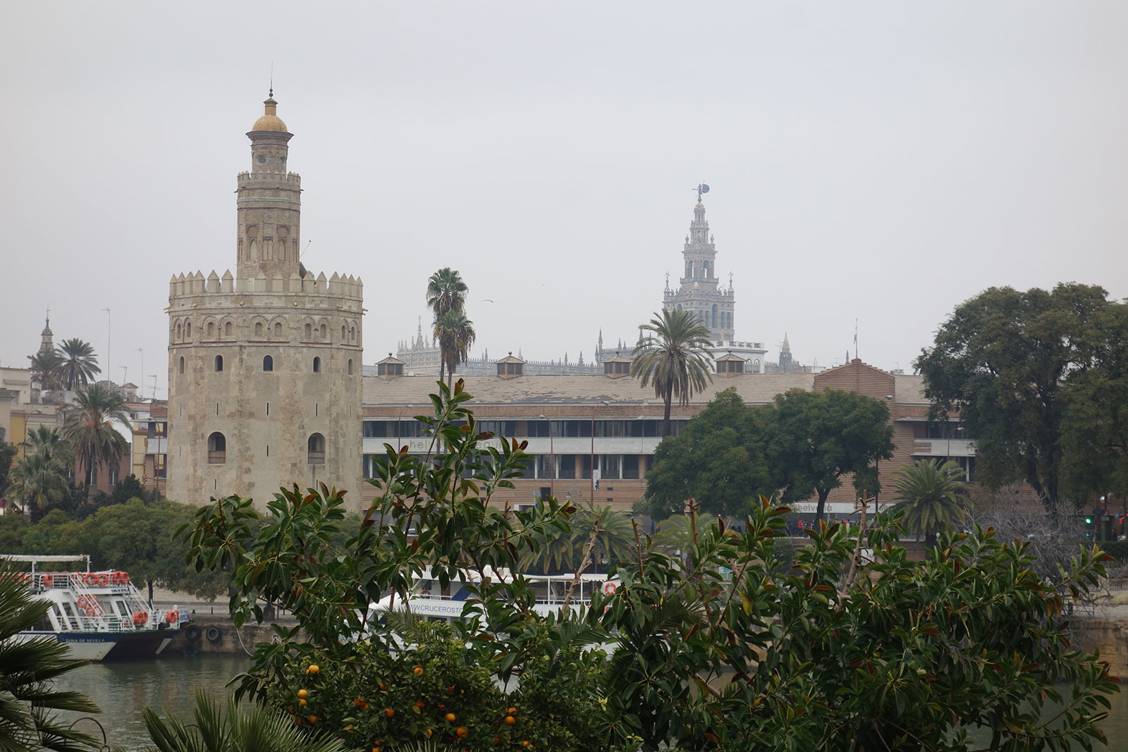 Torre del Oro and the Seville skyline