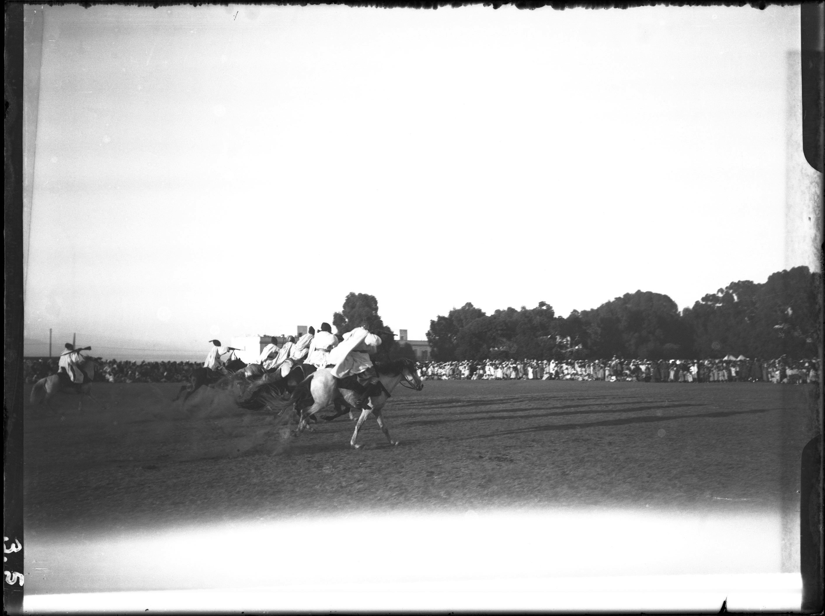Marshan - <p>Action shot, Fantasia on the Marshan plateau before construction of the football stadium</p>