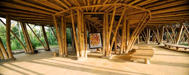 Bamboo structure of the Heart of School