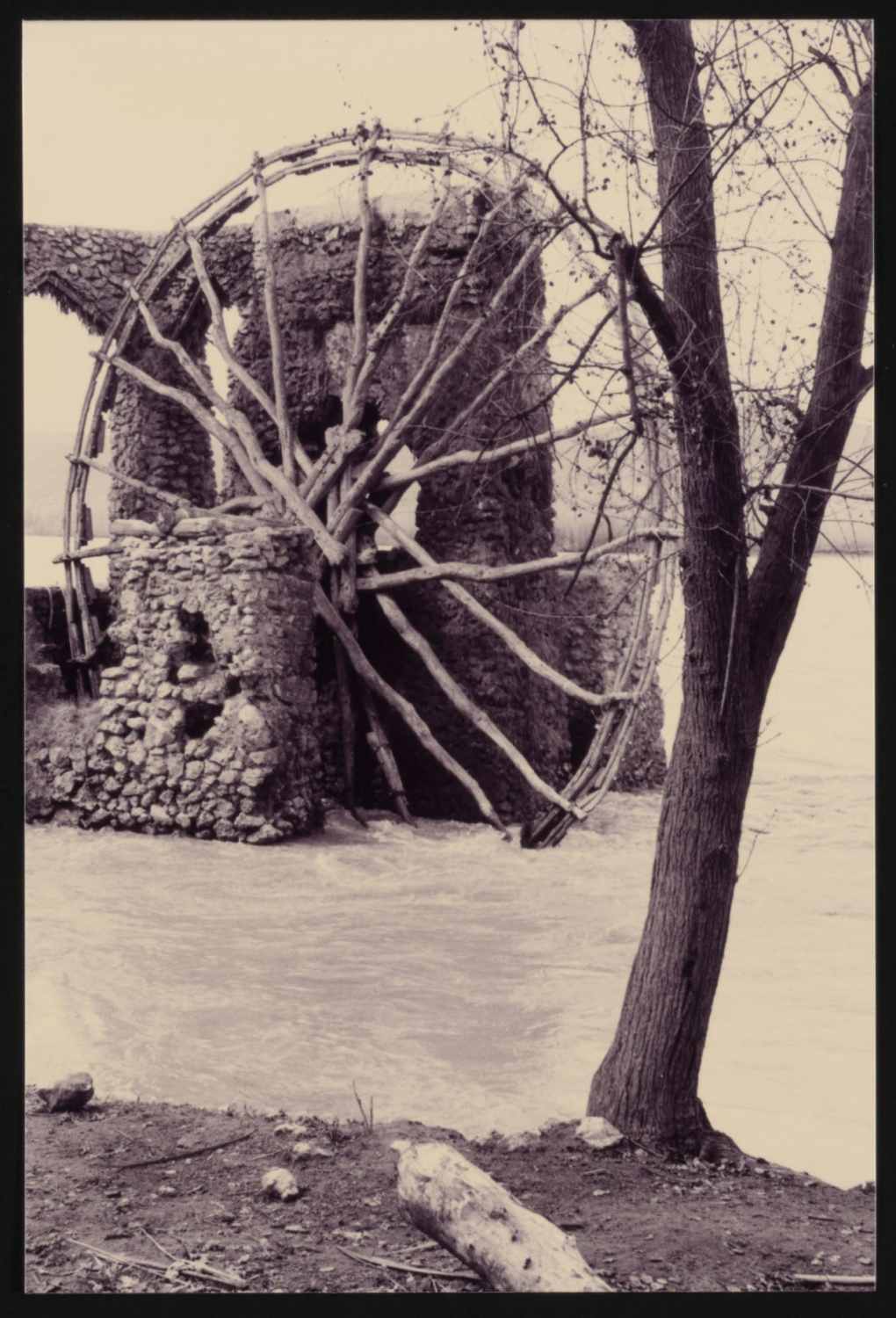 Waterwheel in Anah, Iraq.
