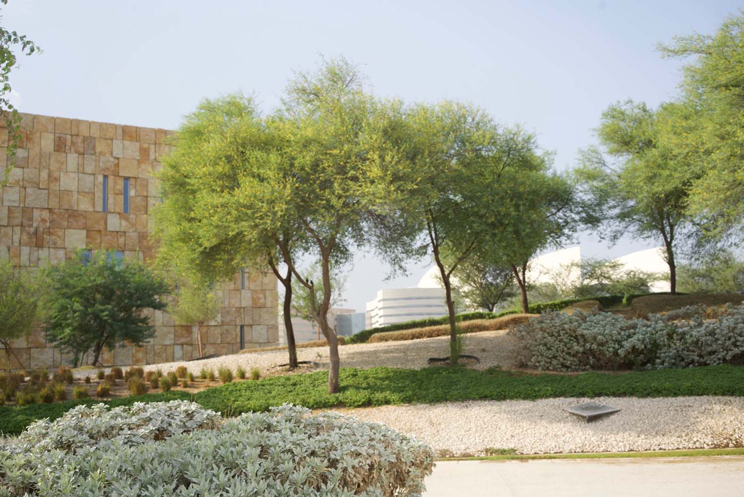 Northwestern University in Qatar - View of Northwestern University in Qatar campus from near Education City Mosque