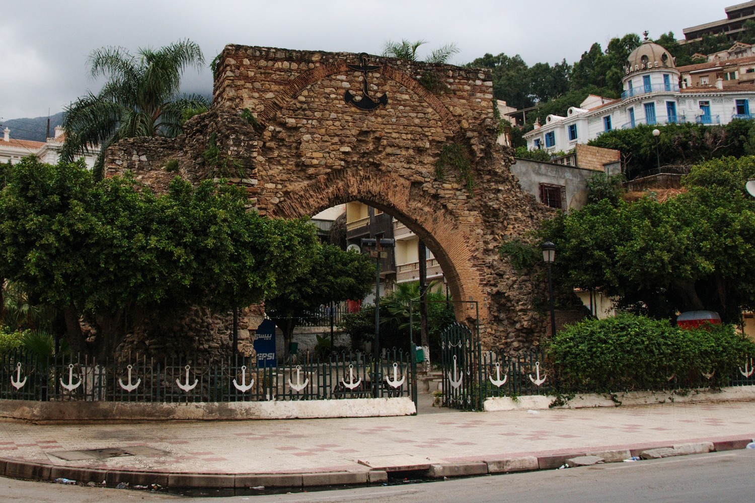 Frontal view of Bab al-Bahr