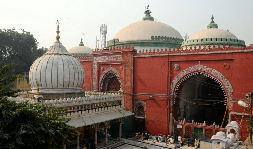 View of the mosque forecourt