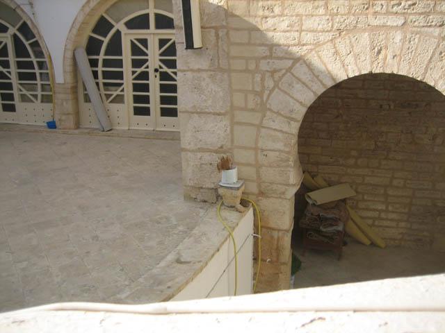 Eastern arch of the entrance porch
