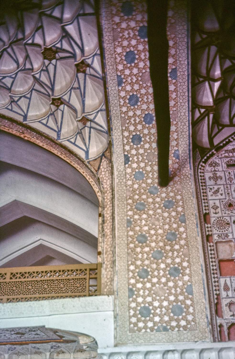 Private house in the Julfa neighborhood of Isfahan, interior view, detail of architectural ornament