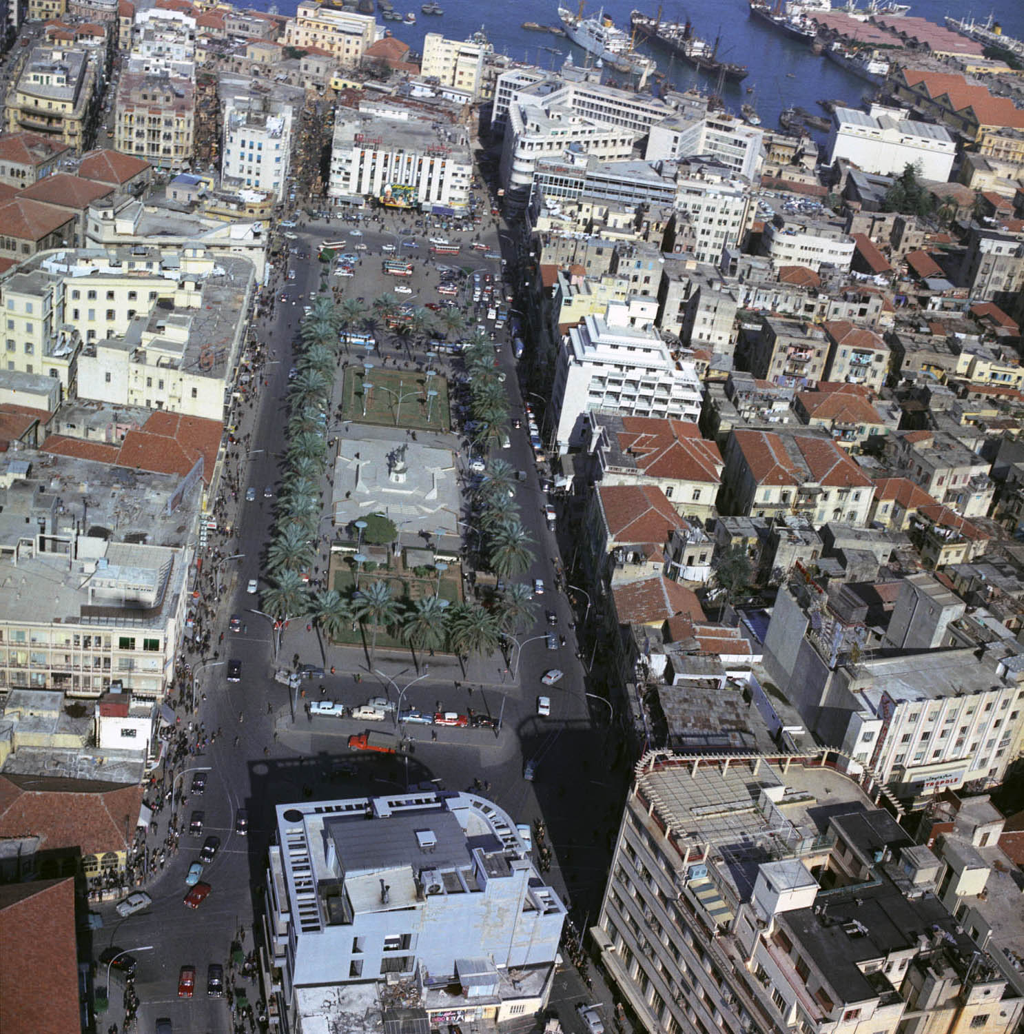 Aerial view, Martyr's Square