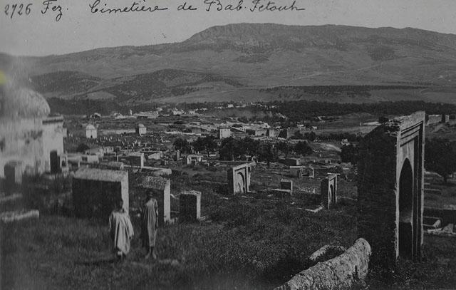 Bab Fetouh Cemetery - General view of Bab Fetouh cemetery / "Fez, Cimetière de Bab Fétouh"