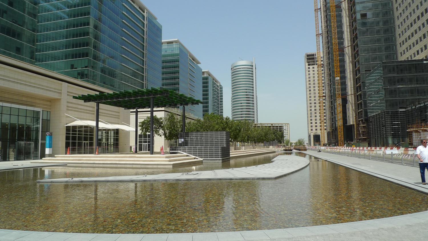 Office buildings and plaza
