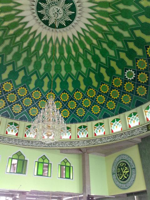 Ar Rahmah Mosque - Ar-Rahmah ceiling work, Rumah Sakit Islam, Jakarta