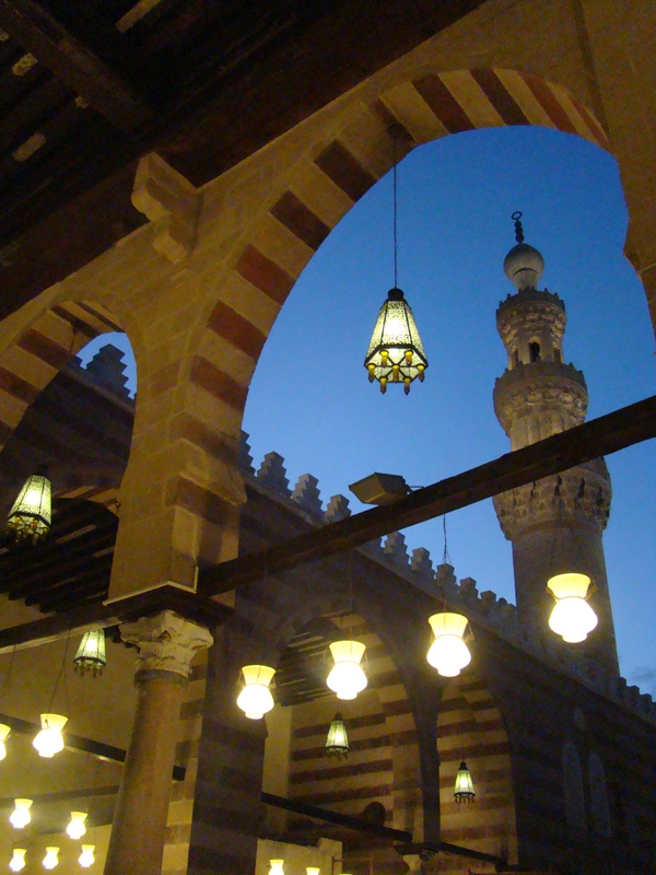 <p>View to minaret from prayer hall</p>