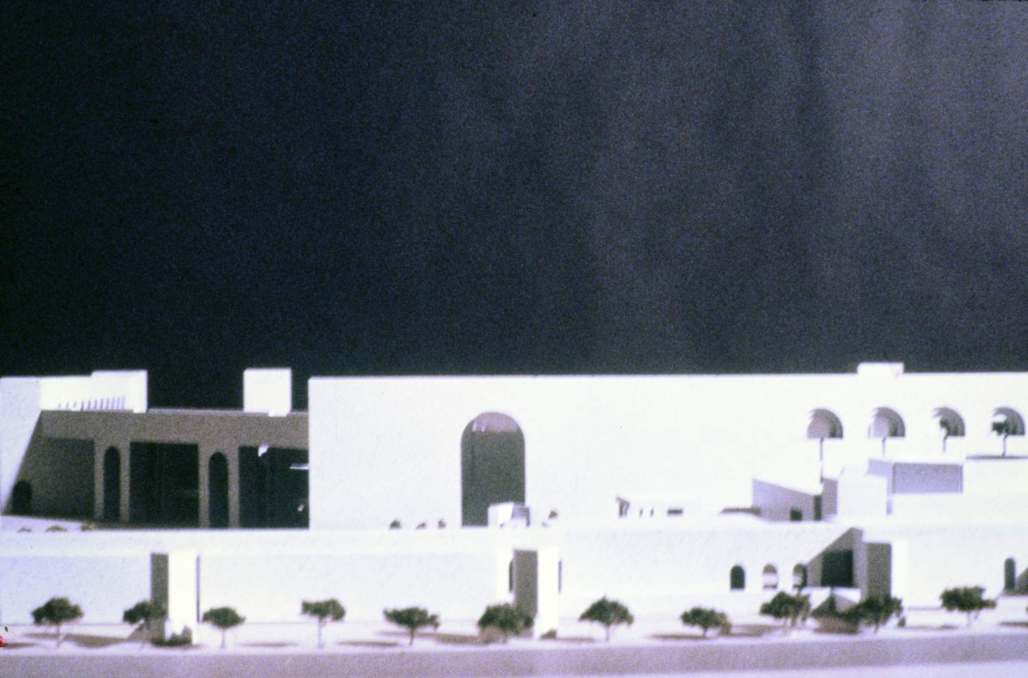 <p>View of model, showing exterior area.</p>