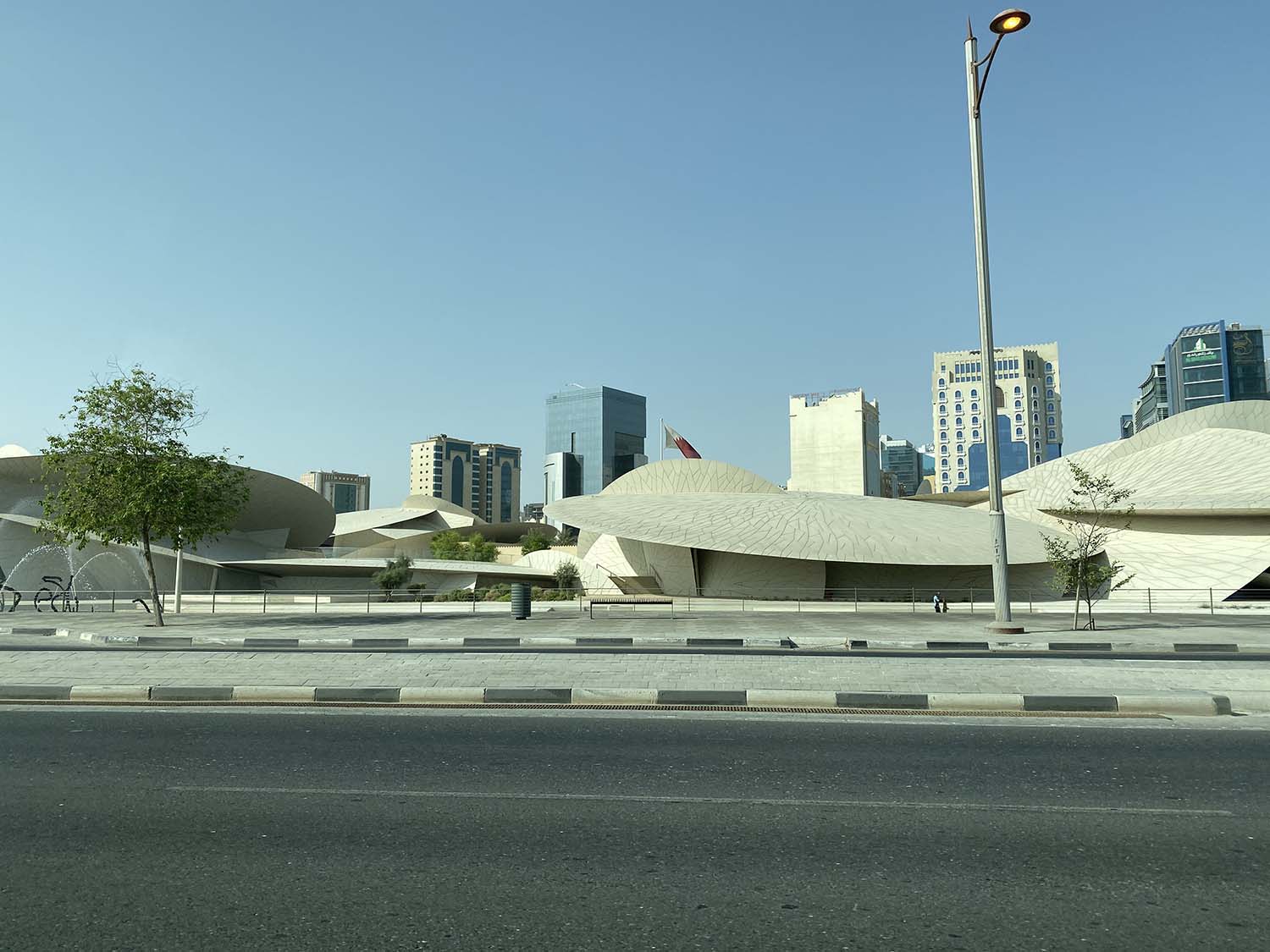 View of museum from Al Corniche Street